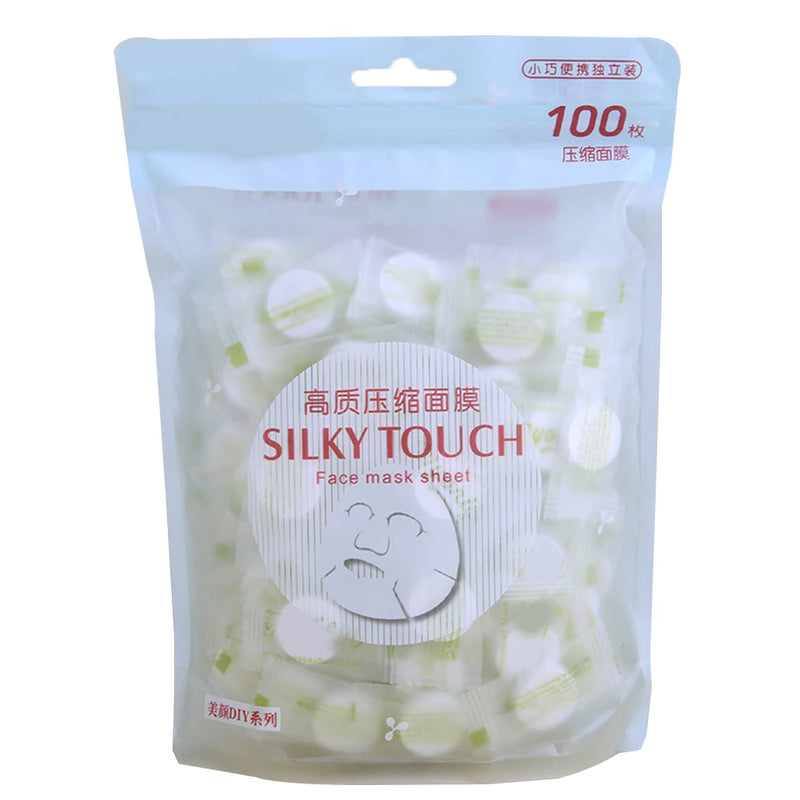 100PCS/Set Facial Non-woven Compressed Masque Disposable Wrapped Masks Sheets Tablets for DIY Skin Care